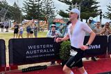 thumbnail: Mr O'Reilly ran 42km as part of the Ironman triathlon