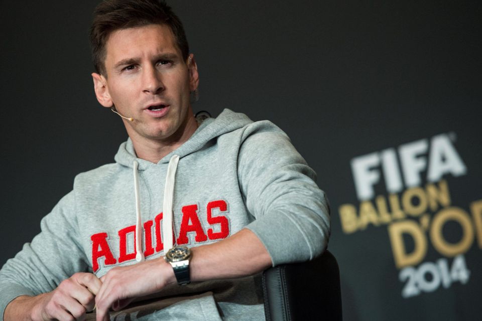 Lionel Messi of Argentina