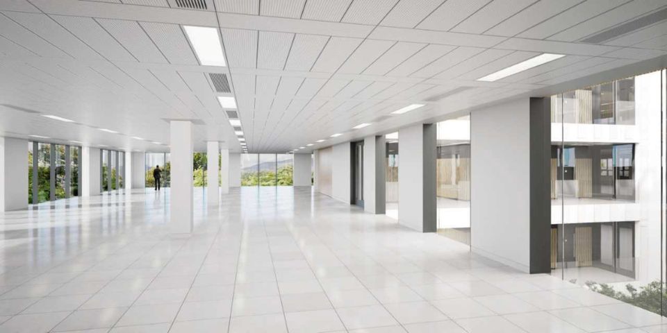 The interior of the proposed offices