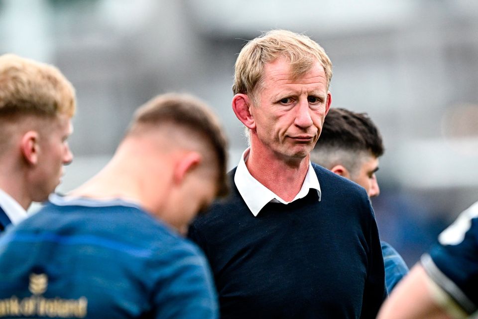 Leinster head coach Leo Cullen after the Champions Cup final defeat by La Rochelle at the Aviva Stadium. Photo: Ramsey Cardy/Sportsfile