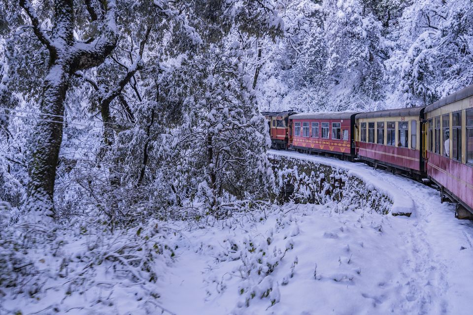 The Kalka–Shimla railway is a 2 ft 6 in (762 mm) narrow-gauge railway in North India/ Photo: Deposit
