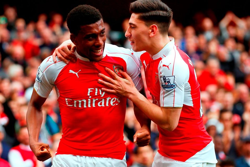 Hector Bellerin scores on Arsenal under-18 debut