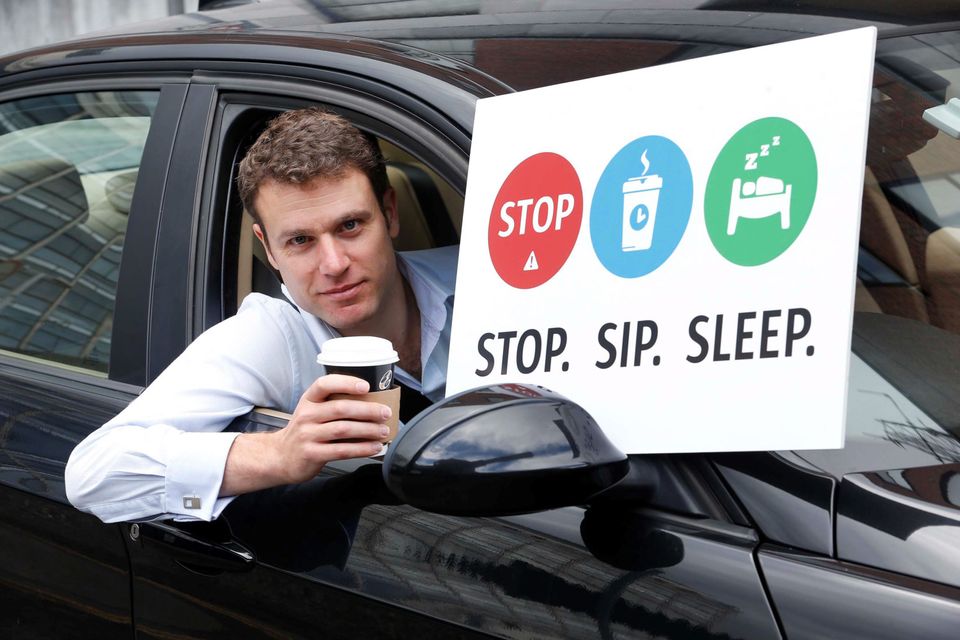 RSA Driver Stuart Porteous, pictured at the launch of the Road Safety Authority's August Bank Holiday Weekend Driver fatigue campaign  "STOP, SIP, SLEEP Campaign" held in Dublin. The Road Safety Authority and An Garda Siochana jointly launch