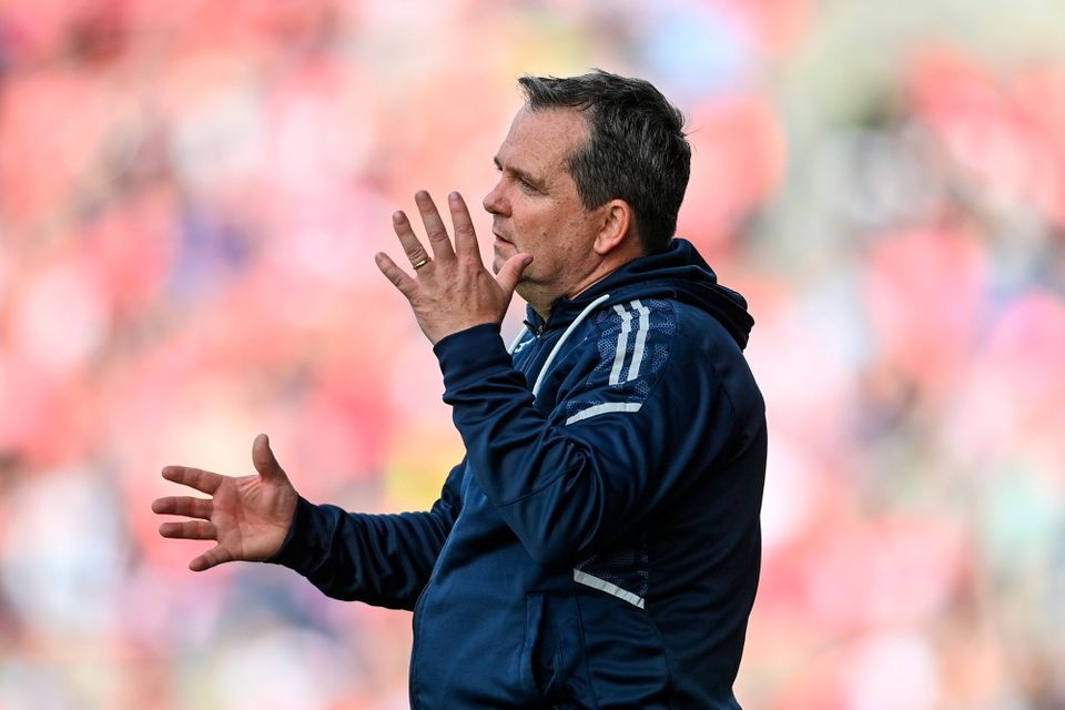 Waterford manager Davy Fitzgerald reacts during defeat to Cork