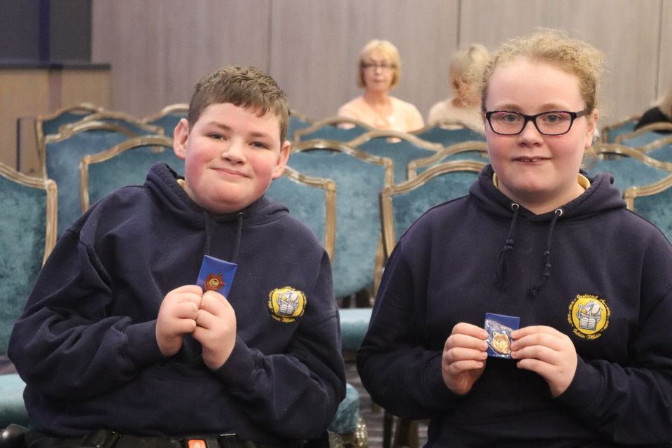 Leo Dixon and Annabelle Gray from Arklow at the Speech and Drama Teachers of Ireland Feis finals.
