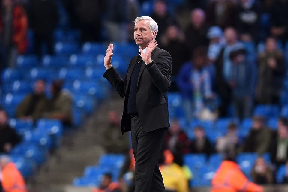 Newcastle manager Alan Pardew is happy with his squad