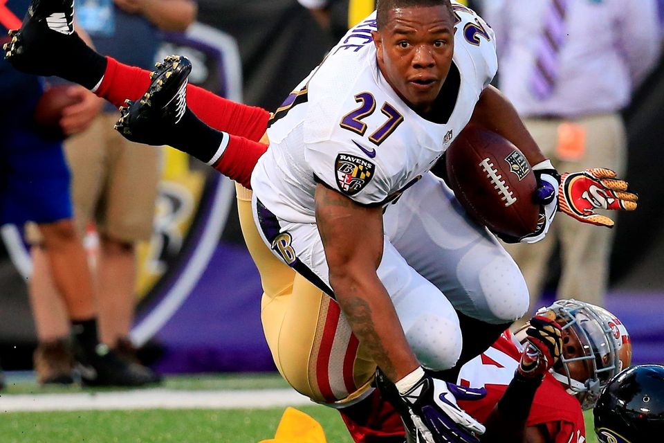 Ray Rice, the former Baltimore running back