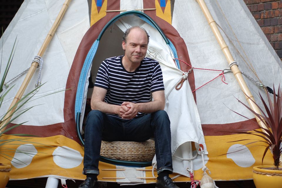 Ciaran Adamson is advertising his tipi for hire on Airbnb in North Strand, Dublin