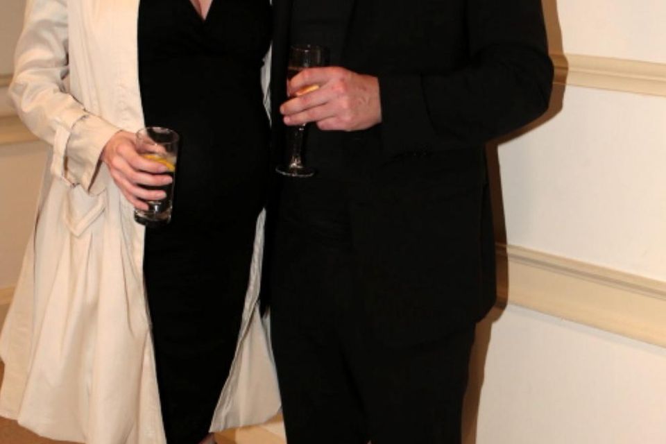 Pamela Flood and Ronan Ryan at the launch of the Louise Kennedy Autumn/Winter 2013 collection at the Hugh Lane Gallery in Dublin.