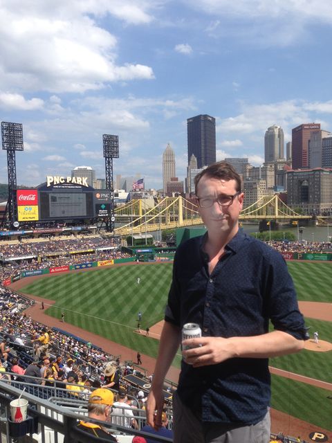 Jamie at PNC Park, home of the Pittsburgh Pirates