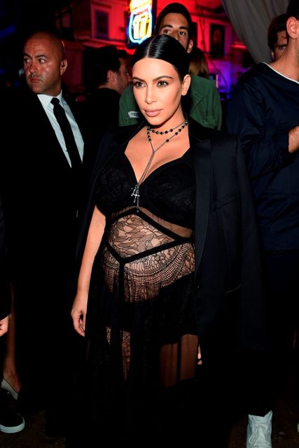 Kim Kardashian attends the Givenchy SS16 after party on September 11, 2015 in New York City.  (Photo by Jamie McCarthy/Getty Images)