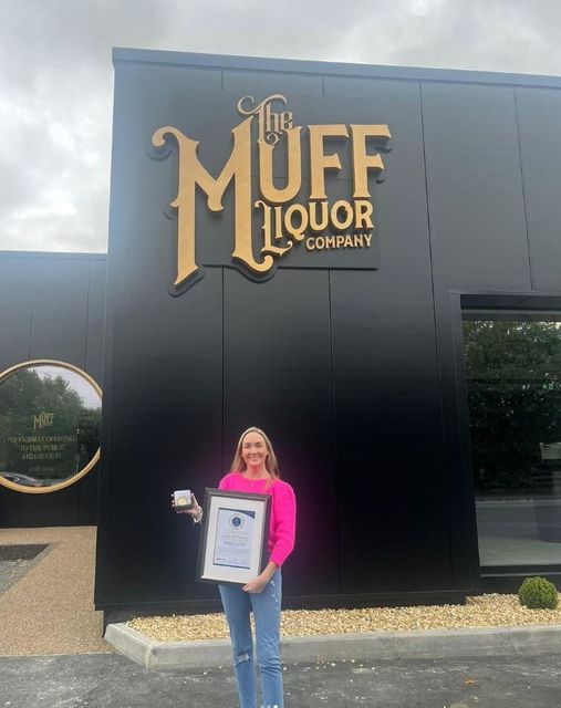 CEO of Muff Liquor Laura Bonner at the Brand Home which was launched earlier this month.