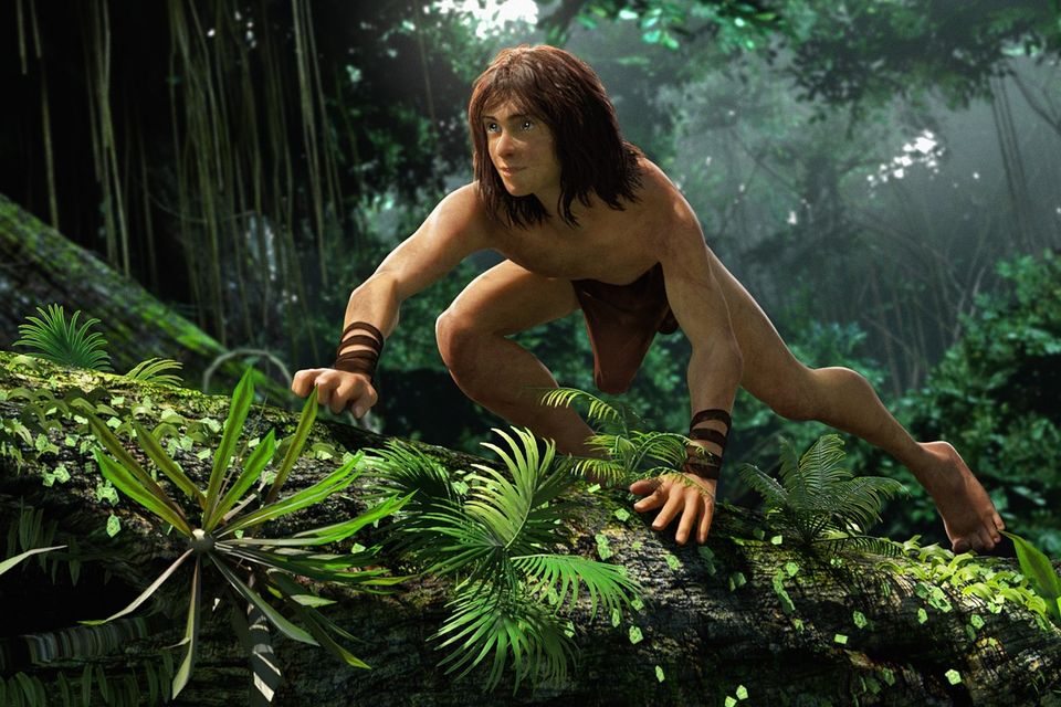 Kellan Lutz had to learn to move like an ape for motion capture animation Tarzan
