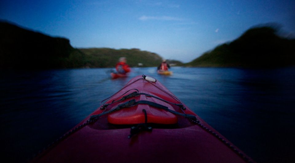 Night kayaking on the Wild Atlantic Way. Photo: Lucasz Warzecha/Fáilte Ireland
