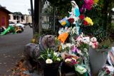thumbnail: Floral tributes at the scene of the tragic fire at Glenmaluck Road, Carrickmines yesterday. Photo: Tony Gavin. 
Photo: Tony Gavin 10/10/2015