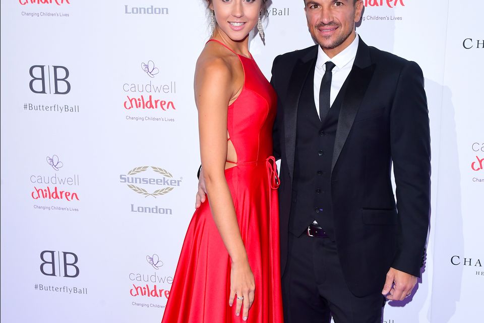 Peter Andre and his wife Emily MacDonagh have announced the name of their new baby girl – a month after she was born (Ian West/PA)