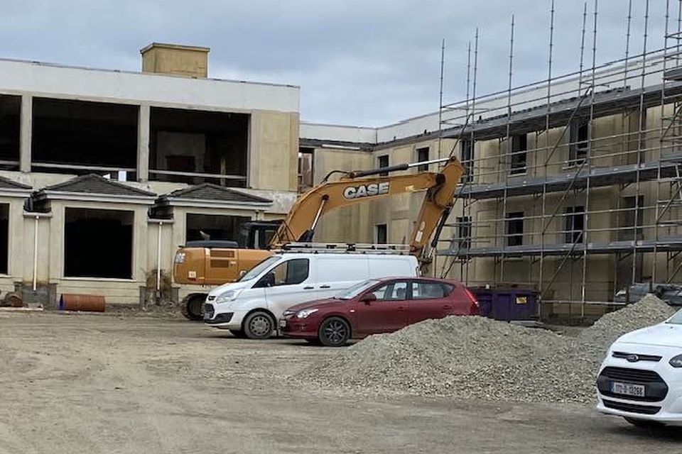 Work has begun to construct a nursing home on the site of the old Great Southern Hotel in Rosslare Harbour.