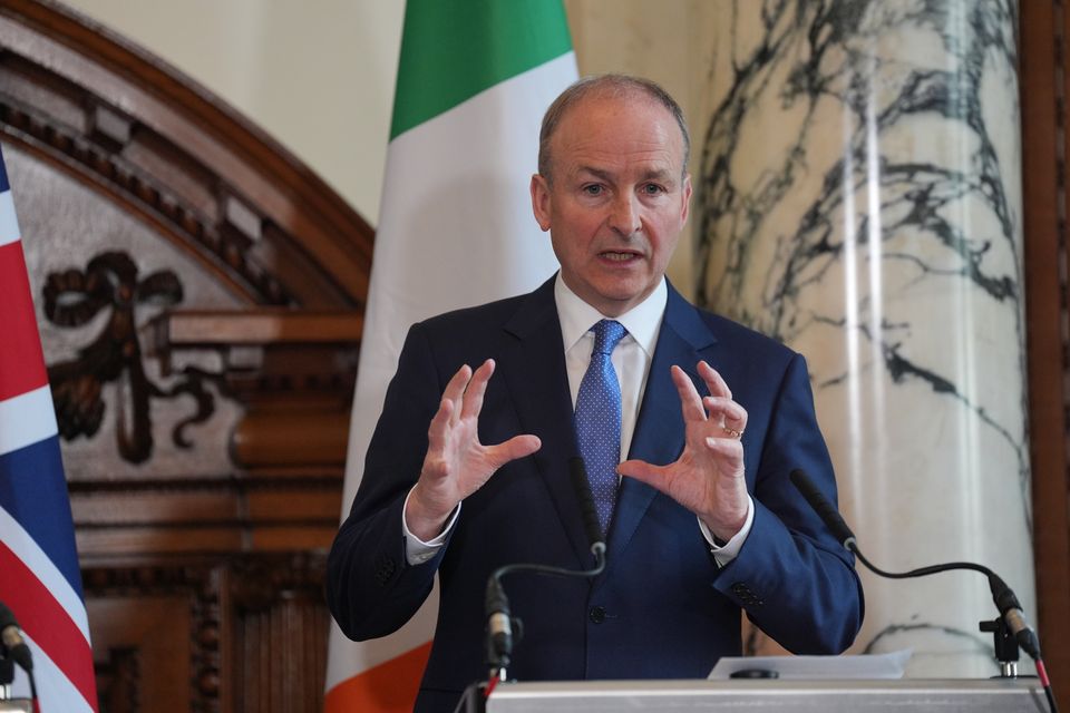Tanaiste Micheal Martin said the 80% figure for Northern Ireland arrivals was not based on evidence (Yui Mok/PA)