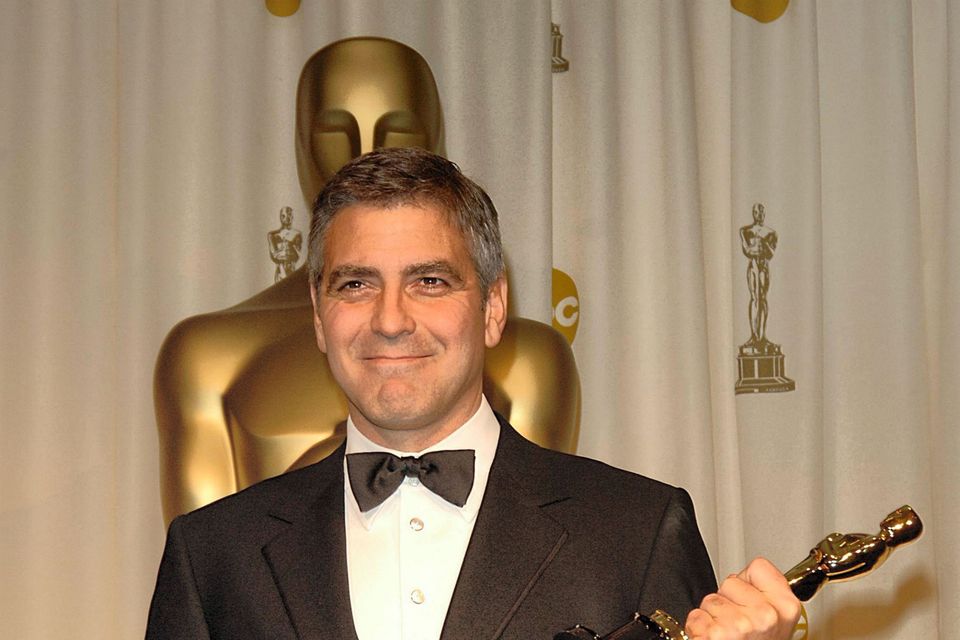 How Hollywood helped: Clooney's Oscars speech in 2006 had viewers reaching for their sick buckets