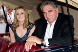 thumbnail: Laura Carmichael and Jim Carter attending an exclusive charity screening of Downton Abbey at the Empire cinema in London. Photo Ian West/PA Wire