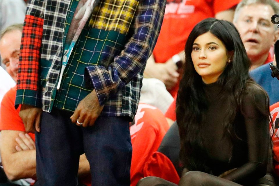 Travis Scott Makes First Appearance Since Stormi's Birth at Houston Rockets  Game