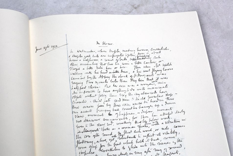 Virginia Woolf's original Mrs Dalloway manuscript to be published