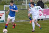 thumbnail: 19/05/15. Dylan Reilly on the ball during the Under 15s soccer final between Colaiste Phadraig CBS and Templeouge College at Peamount Utd.
Pic: Justin Farrelly.