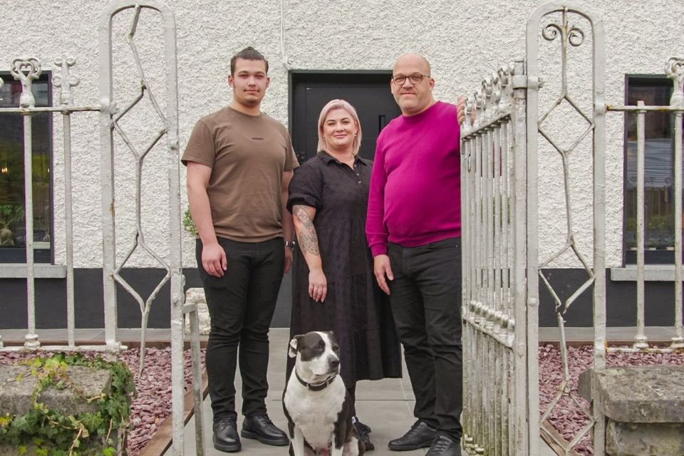 'Home of the Year' finalists Catrinel and Stefan Cadare with their son Anter