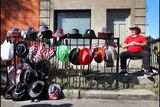 thumbnail: Bruce Springsteen hat seller Liam Fitzgerald from Dublin City Centre at Croke Park for the final Bruce Concert. Photo by Steve Humphreys 19th May2024.