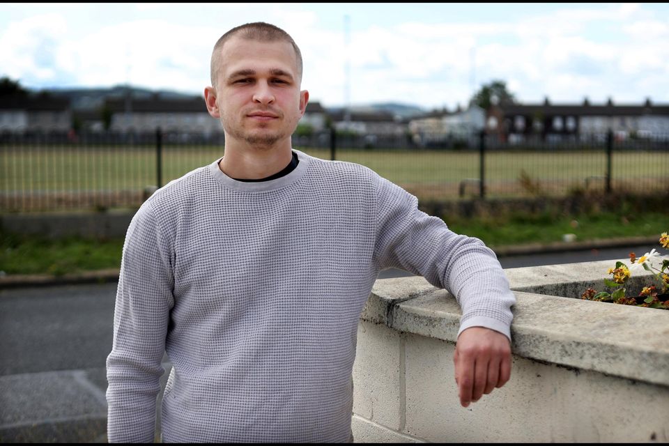 Dunnes Stores employee Alex Homits (28) believes he'll 'never be able to afford' his own home. Photo: Steve Humphreys