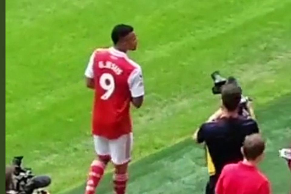 Gabriel Jesus to Arsenal: Leaked footage shows £45m striker in No