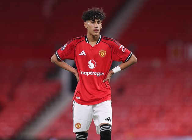 The 15-year-old who is Manchester United's answer to Max Dowman... and his father played for Ireland