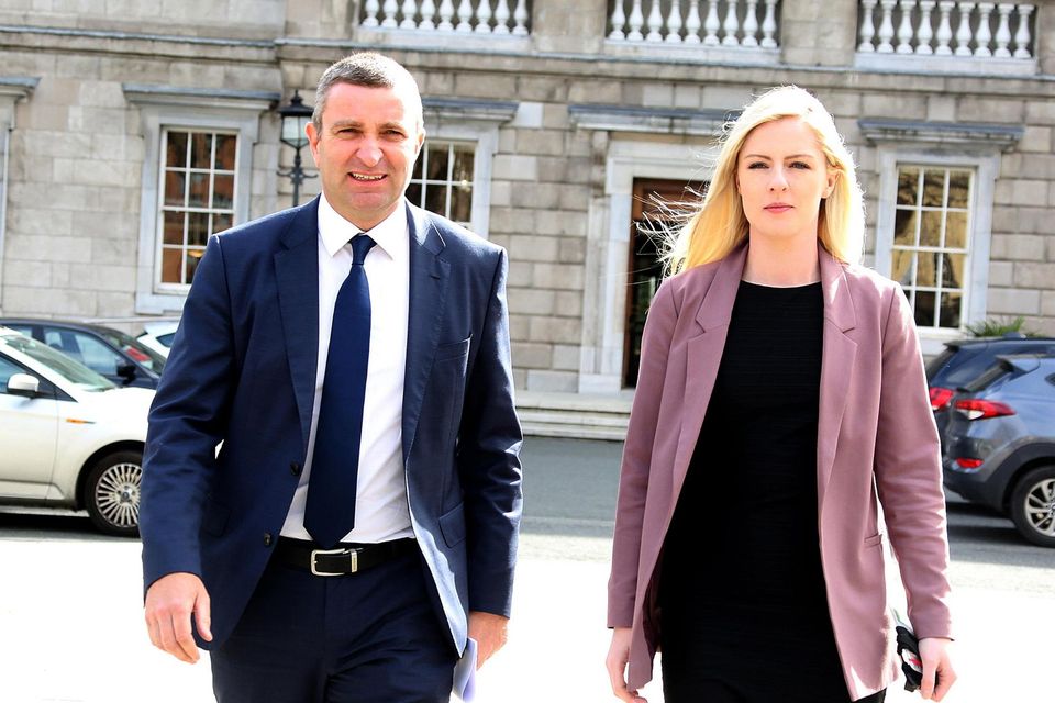 Fianna Fáil's Niall Collins and Lisa Chambers have both objected to the proposal. Photo: Tom Burke