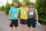 thumbnail: Tommy, Paul and Darragh Carroll pictured at the start line of the Kerry 50km Ultra run which took place in Tralee on Saturday. Photo by Mark O'Sullivan.