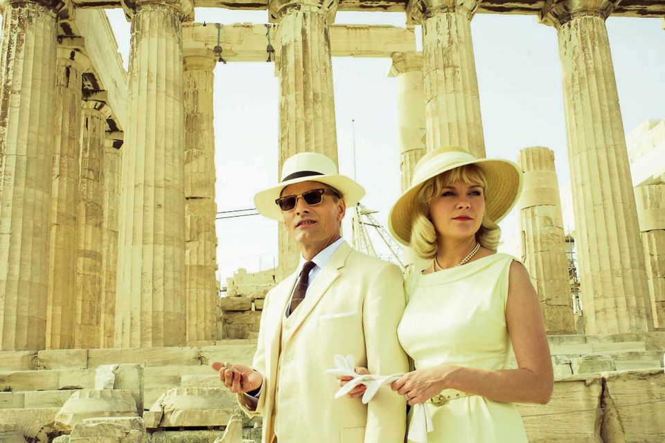 YE GODS: Viggo Mortensen and Kirsten Dunst in ‘The Two Faces of January’.