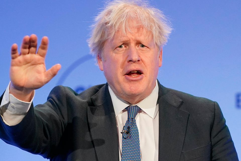 Former UK prime minister Boris Johnson faces a grilling at Westminster tomorrow, but he is expected to come through it unscathed. Photo: Jonathan Brady/PA
