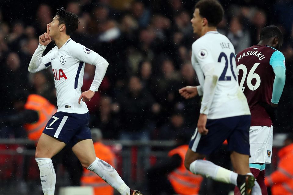 Tottenham were grateful for Son Heung-Min's equaliser against West Ham.