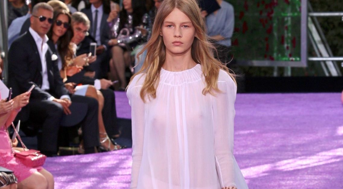 Sofia Mechetner 14 Wears Sheer Dress At Dior Show And Is Now Face Of Their New Campaign 6135