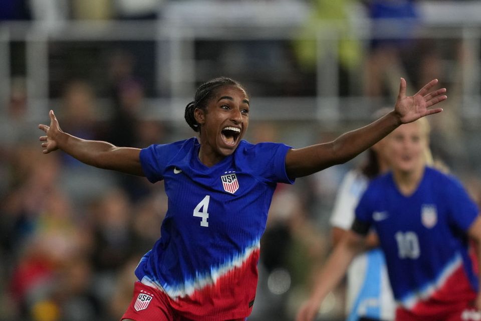 Naomi Girma is the first million dollar player in women's football. (Photo by Brad Smith/ISI Photos/USSF/Getty Images for USSF)