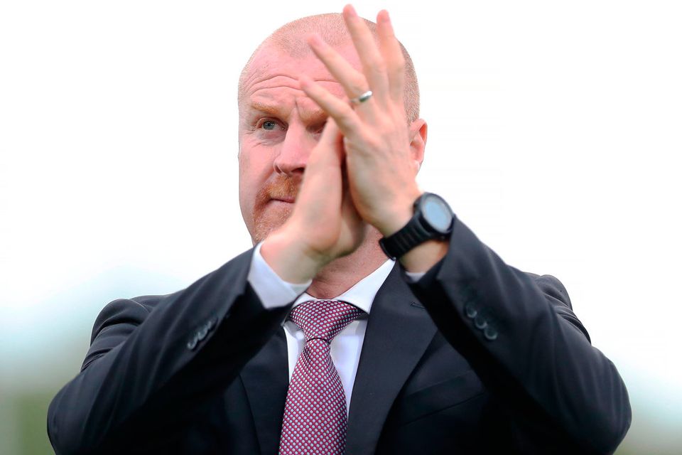 Burnley manager Sean Dyche. Photo: Getty