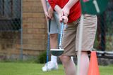 thumbnail: Sean Griffin (6) from Rathmines during the Play2Learn Children’s Golf Camp at Spawell Golf Centre in Templeogue.