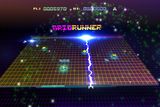 thumbnail: This is one of the later versions of GridRunner, a game that Minter remade many times