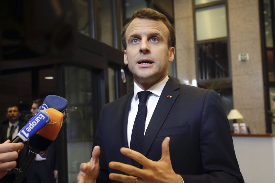 Emmanuel Macron (AP Photo/Olivier Matthys)