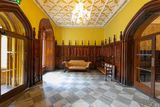 thumbnail: The Apostles Hall, famed for the ecclesiastial carvings on the panelling, is now home once more to the original carved bench
