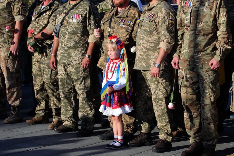 Independence Day celebrations: Ukraine has been fighting back to reclaim its culture after the Soviet era. Photo: Vyacheslav Madiyevskyy/Getty