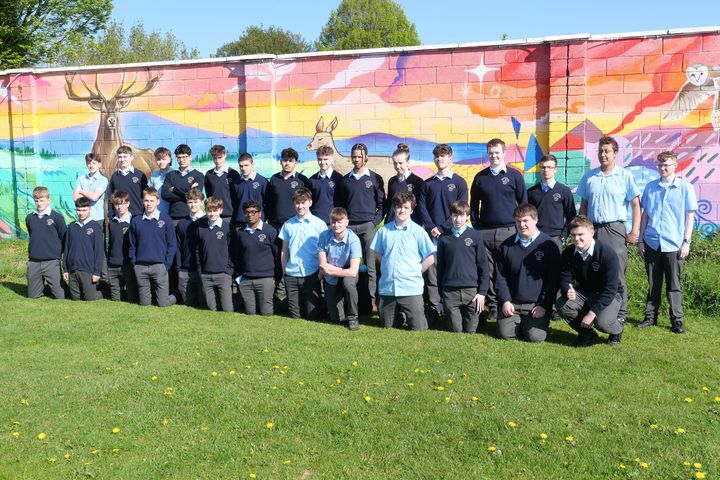 Wexford students unveil colourful mural as part of Creative Schools programme