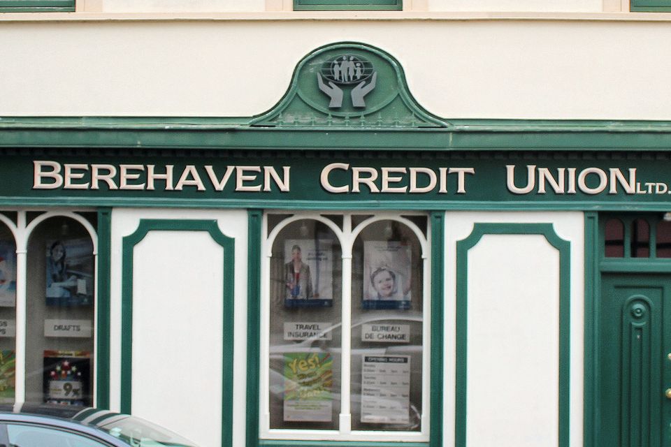 The offices of Berehaven Credit Union, Main Street, Castletownbere, West Cork. Berehaven Credit Union was wound up by order of the High Court. Photo: Niall Duffy