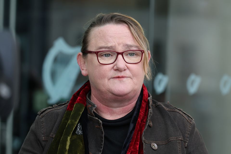Noreen Honan leaves the Criminal Courts of Justice after her father was jailed for 11-and-a-half years