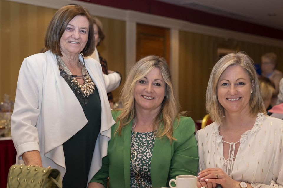 Teresa Irwin, Clodagh Irwin Owens and Emer O'Shea enjoying the Killarney Soroptimist Charity Pancake morning in the Killarney Avenue Hotel on Tuesday.