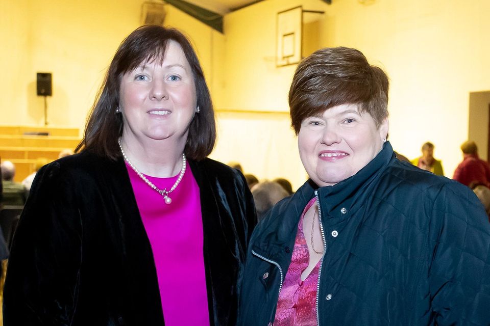 Margaret Conway from Slieverue and Patricia Dunphy from Ballyfacey enjoying the performance by Duhallow Choral Society in Glenmore Hall.